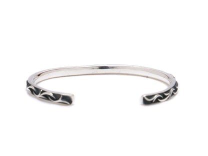 [DSTN] Bangle, Silver 925, Arabesque, Onyx Bracelet