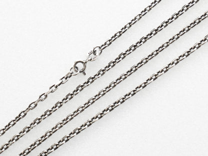 [DSTN] Silver 925 Feather Turquoise Pendant &amp; Chain Necklace